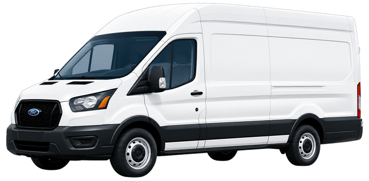 White HandyVan delivery van